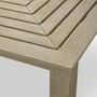 Casa Padrino Luxus Gartentisch Grau 240 cm - Teakholz Garten Esstisch - Garten M�bel