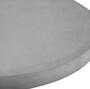 Casa Padrino Luxus Gartentisch Grau  100 x H. 32 cm - Runder Garten Couchtisch aus glasfaserverst�rktem Beton - Garten & Terrassen M�bel - Luxus Qualit�t