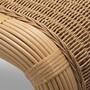 Casa Padrino Luxus Gartentisch Honigfarben 125 cm - Outdoor Garten Couchtisch