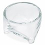 Casa Padrino Luxus Glas Sch�ssel  25 x H. 16 cm - Runde Deko Sch�ssel aus mundgeblasenem Glas - Deko Accessoires - Luxus Qualit�t