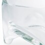 Casa Padrino Luxus Glas Sch�ssel  25 x H. 16 cm - Runde Deko Sch�ssel aus mundgeblasenem Glas - Deko Accessoires - Luxus Qualit�t