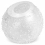 Casa Padrino Luxus Glas Vase  26 x H. 24 cm - Mundgeblasene Blumenvase - Deko Blumenvase - Deko Accessoires - Deko Glas Vasen - Luxus Accessoires