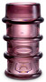 Casa Padrino Luxus Glas Vase Pink  16 x H. 29,5 cm - Mundgeblasene Blumenvase - Runde Deko Blumenvase - Deko Accessoires - Deko Glas Vasen - Luxus Accessoires