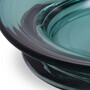 Casa Padrino Luxus Glasschale Gr�n  30 x H. 7 cm - Runde Obstschale - Deko Schale aus mundgeblasenem Glas - Luxus Kollektion