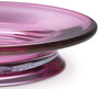 Casa Padrino Luxus Glasschale Pink  30 x H. 7 cm - Runde Obstschale - Deko Schale aus mundgeblasenem Glas - Luxus Kollektion