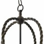 Casa Padrino Luxus H�ngeleuchte Bronze / Schwarz H. 72,5 cm - Luxus Qualit�t