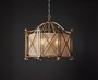 Casa Padrino Luxus H�ngeleuchte Laterne Bronze  60 x H. 48 cm - Handgefertigte Laterne aus Edelstahl in achteckiger Form - Luxus Kollektion - Edel & Prunkvoll 