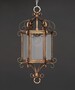 Casa Padrino Luxus H�ngeleuchte Laterne Gold  40 x H. 90 cm - Handgefertigte Laterne aus Schmiedeeisen mit Voluten - Luxus Kollektion - Edel & Prunkvoll 
