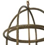 Casa Padrino Luxus H�ngeleuchte Vintage Messing / Wei� H. 93,5 cm - Luxus Qualit�t