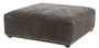 Casa Padrino Luxus Hocker Grau / Schwarz 109 x 109 x H. 42 cm - 4 eckiger Sitzhocker - Luxus M�bel