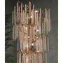 Casa Padrino Luxus Kronleuchter Gold  60 x H. 200 cm - Wohnzimmer Kronleuchter