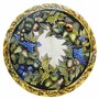 Casa Padrino Luxus Jugendstil Esstisch Bunt / Schwarz  120 cm - Runder Gartentisch - Gastronomie & Garten M�bel - Made in Italy