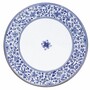 Casa Padrino Luxus Jugendstil Esstisch Wei� / Blau / Schwarz  140 cm - Runder Gartentisch - Gastronomie M�bel - Made in Italy