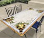 Casa Padrino Luxus Jugendstil Gartentisch Zitronenzweige 180 x 90 cm - Rechteckiger Esstisch aus handbemaltem Lavastein - Gastronomie M�bel - Made in Italy