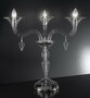 Casa Padrino Luxus Jugendstil Tischleuchte Silber  70 x H. 60 cm - Edle Metall Schreibtischleuchte - Barock & Jugendstil Tischleuchten - Luxus Qualit�t - Made in Italy 
