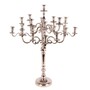 Casa Padrino Luxus Kandelaber Silber  80 x H. 100 cm - 25-armiger Kerzenleuchter