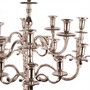 Casa Padrino Luxus Kandelaber Silber  80 x H. 100 cm - 25-armiger Kerzenleuchter
