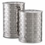 Casa Padrino Luxus Keksdosen 2er Set Silber - Luxus Accessoires