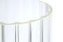 Casa Padrino Luxus Kerzenhalter Gold  10 x H. 30-33 cm - Kerzenhalter aus massivem geb�rstetem Messing mit Glaszylinder - Luxus Deko Accessoires