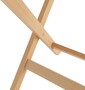 Casa Padrino Luxus Kofferst�nder Gep�ckablage aus Buchenholz und Kunstleder in Naturfarben / Braun 70 x 50 x H. 59 cm