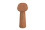 Casa Padrino Luxus Konsole Braun 160 x 40 x H. 80 cm - Massivholz Konsolentisch im warmen Bernsteinton mit skulptural gestalteter Front - Luxus M�bel
