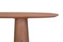 Casa Padrino Luxus Konsole Braun 160 x 40 x H. 80 cm - Massivholz Konsolentisch im warmen Bernsteinton mit skulptural gestalteter Front - Luxus M�bel