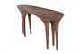 Casa Padrino Luxus Konsole Kupferfarben 140 x 42 x H. 82 cm - Skulpturaler Konsolentisch in Alt-Kupfer Optik - Luxus M�bel