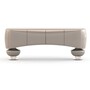 Casa Padrino Luxus Konsolentisch Taupe / Wei� - Hochwertige Verarbeitung - Moderne Flur M�bel - Luxus Qualit�t 