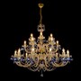 Casa Padrino Luxus Kristall Deckenleuchte Gold  105 x H. 90 cm - Prunkvolle Messing Deckenleuchte mit b�hmischem Kristallglas - Barock M�bel - Edel & Prunkvoll