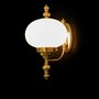 Casa Padrino Luxus Kristall H�ngeleuchte Gold  20 x H. 80 cm - Prunkvolle Messing H�ngeleuchte mit b�hmischem Kristallglas - Barock M�bel - Edel & Prunkvoll