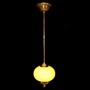 Casa Padrino Luxus Kristall H�ngeleuchte Gold  20 x H. 80 cm - Prunkvolle Messing H�ngeleuchte mit b�hmischem Kristallglas - Barock M�bel - Edel & Prunkvoll