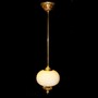 Casa Padrino Luxus Kristall H�ngeleuchte Gold  20 x H. 80 cm - Prunkvolle Messing H�ngeleuchte mit b�hmischem Kristallglas - Barock M�bel - Edel & Prunkvoll