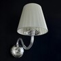 Casa Padrino Luxus Kristall H�ngeleuchte Silber  18 x H. 32 cm - Prunkvolle Messing H�ngeleuchte mit b�hmischem Kristallglas - Barock M�bel - Edel & Prunkvoll