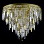 Casa Padrino Luxus Kristall Kronleuchter Gold  70 x H. 60 cm - Prunkvolle Messing Kronleuchter mit b�hmischem Kristallglas - Barock M�bel - Edel & Prunkvoll