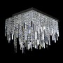 Casa Padrino Luxus Kristall Kronleuchter Silber  35 x H. 200 cm - Prunkvolle Messing Kronleuchter mit b�hmischem Kristallglas - Barock M�bel - Edel & Prunkvoll