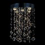 Casa Padrino Luxus Kristall Kronleuchter Silber  40 x H. 50 cm - Prunkvolle Messing Kronleuchter mit b�hmischem Kristallglas - Barock M�bel - Edel & Prunkvoll