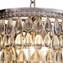 Casa Padrino Luxus Kristall Kronleuchter Silber  46 x H. 50 cm - Kegelf�rmiger Kronleuchter mit 5 Etagen