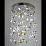 Casa Padrino Luxus Kristall Kronleuchter Silber  50 x H. 50 cm - Prunkvolle Messing Kronleuchter mit b�hmischem Kristallglas - Barock M�bel - Edel & Prunkvoll