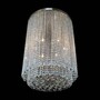 Casa Padrino Luxus Kristall Kronleuchter Silber  50 x H. 70 cm - Prunkvolle Messing Kronleuchter mit b�hmischem Kristallglas - Barock M�bel - Edel & Prunkvoll