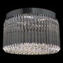 Casa Padrino Luxus Kristall Kronleuchter Silber  60 x H. 37 cm - Prunkvolle Messing Kronleuchter mit b�hmischem Kristallglas - Barock M�bel - Edel & Prunkvoll