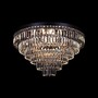 Casa Padrino Luxus Kristall Kronleuchter Silber  60 x H. 43 cm - Prunkvolle Messing Kronleuchter mit b�hmischem Kristallglas - Barock M�bel - Edel & Prunkvoll