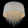 Casa Padrino Luxus Kristall Kronleuchter Silber  70 x H. 55 cm - Prunkvolle Messing Kronleuchter mit b�hmischem Kristallglas - Barock M�bel - Edel & Prunkvoll
