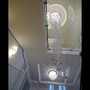 Casa Padrino Luxus Kristall Kronleuchter Silber  90 x H. 550 cm - Prunkvolle Messing Kronleuchter mit b�hmischem Kristallglas - Barock M�bel - Edel & Prunkvoll