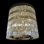 Casa Padrino Luxus Kristall Kronleuchter Silber  90 x H. 93 cm - Prunkvolle Messing Kronleuchter mit b�hmischem Kristallglas - Barock M�bel - Edel & Prunkvoll