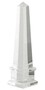 Casa Padrino Luxus Kristallglas Obelisk 6,5 x 6,5 x H. 26 cm - Designer Wohnzimmer Hotel Dekoration