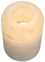 Casa Padrino Luxus Alabaster Teelichthalter  12 x H. 16 cm - Deko Accessoires - Luxus Qualit�t