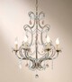Casa Padrino Barock Kronleuchter  55 x H. 70 cm 6-flammig - Handgefertigte Leuchte aus Italien - Barock Leuchten 