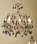 Casa Padrino Barock Kronleuchter  60 x H. 65 cm 8-flammig - Handgefertigte Leuchte aus Italien - Barock Leuchten 