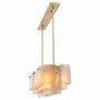 Casa Padrino Luxus Kronleuchter mit mundgeblasenen Glaselementen Messing 120 cm