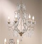 Casa Padrino Barock Kronleuchter Antikgold  65 x H. 80 cm 6-flammig - Handgefertigte Leuchte aus Italien - Barock Leuchten 
